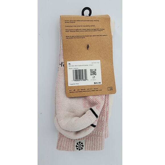 New NWT Men's Nike Everyday Plus Undyed Cushioned Crew Socks 12-15 - Picture 4 of 7